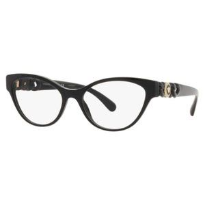 Authentic Versace Eyeglasses VE3305 GB1 Black Full Rim Frames 53MM RX-ABLE